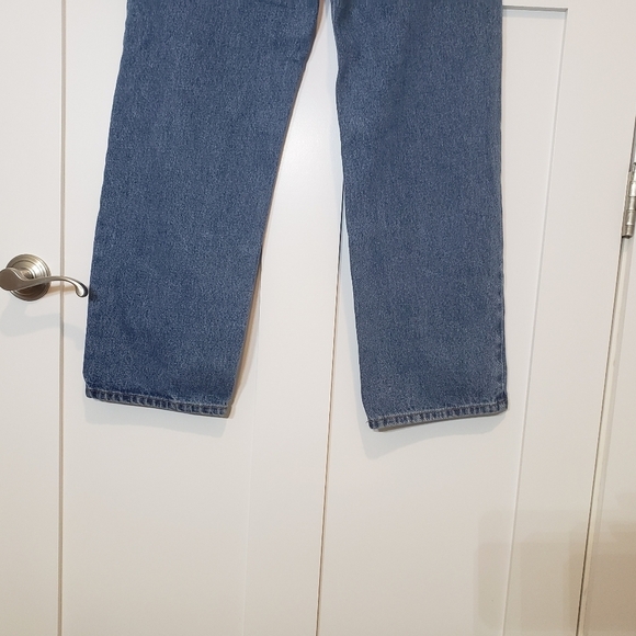 Levi's 550's Relaxed Fit Mid-Rise Blue Jeans 30 X 30 Medium Wash EUC - Picture 10 of 15